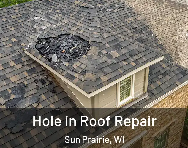  Hole in Roof Repair Sun Prairie, WI