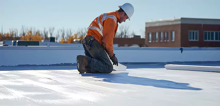 Flat Roof Drain Installation in Sun Prairie