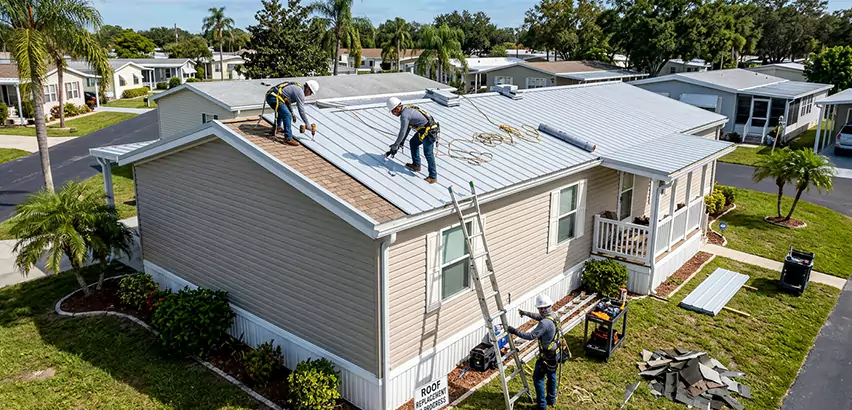 Mobile Home Metal Roof Replacement in Sun Prairie
