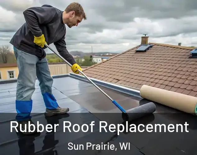  Rubber Roof Replacement Sun Prairie, WI