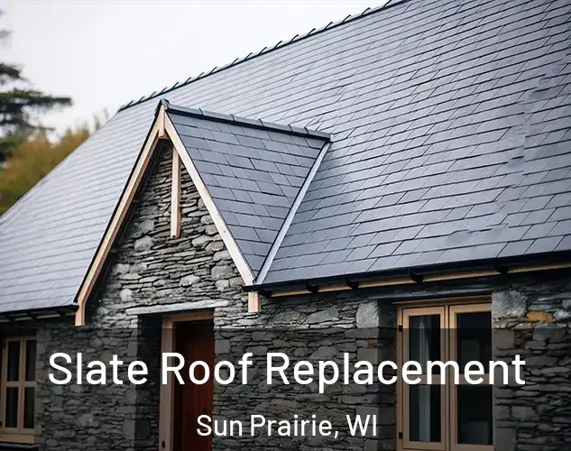  Slate Roof Replacement Sun Prairie, WI